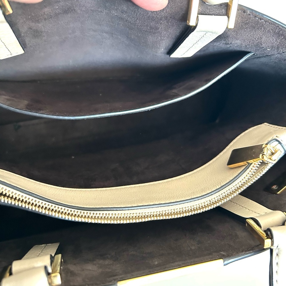 MICHAEL KORS COLLECTION Bette Satchel w/Crossbody Strap Python Embossing - Picture 14 of 16